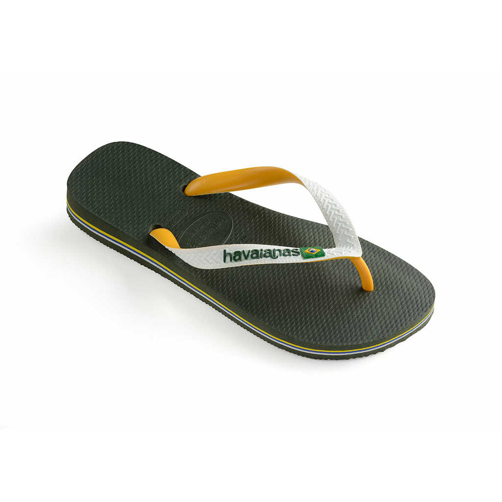 havaianas brazil mix olive green 4896