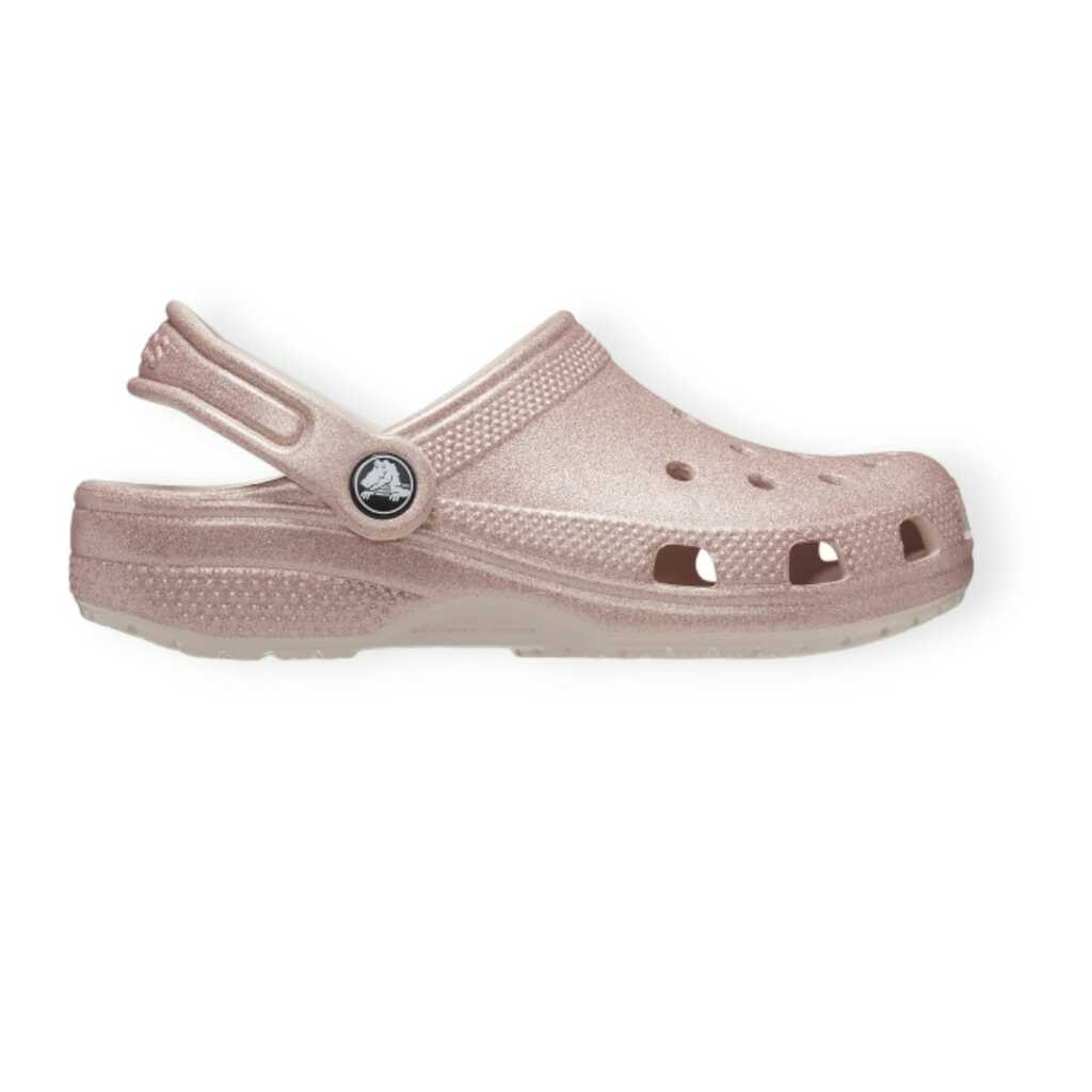 crocs classic glitter clog quartz 206993