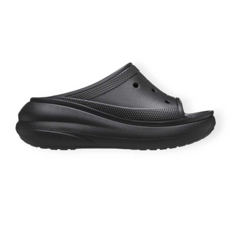 crocs crush slide black 208731