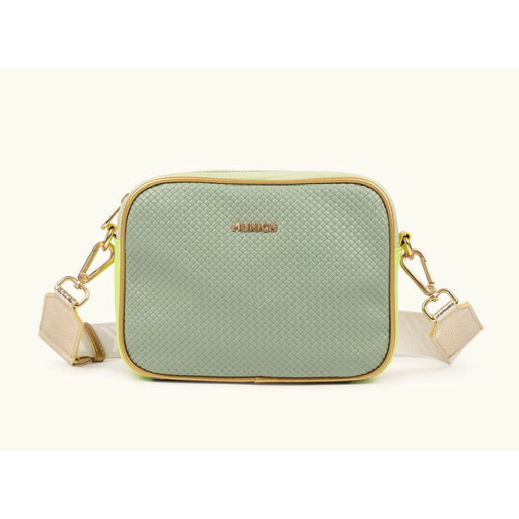 munich block fun mint crossbody camera