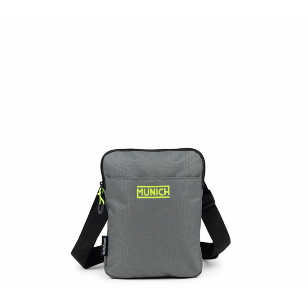 munich gym sportes recycled crossbody slim grey