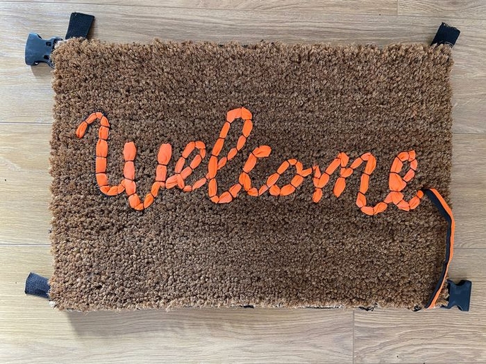 Banksy Welcome Mat