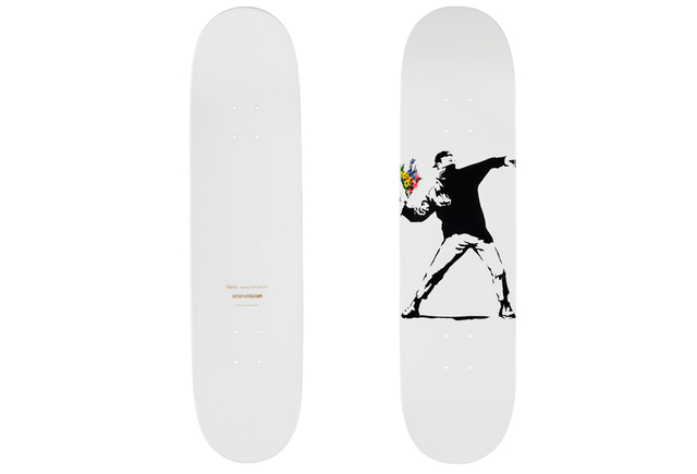 Flower Bomber Brandalism skate deck, ca. 2017 2