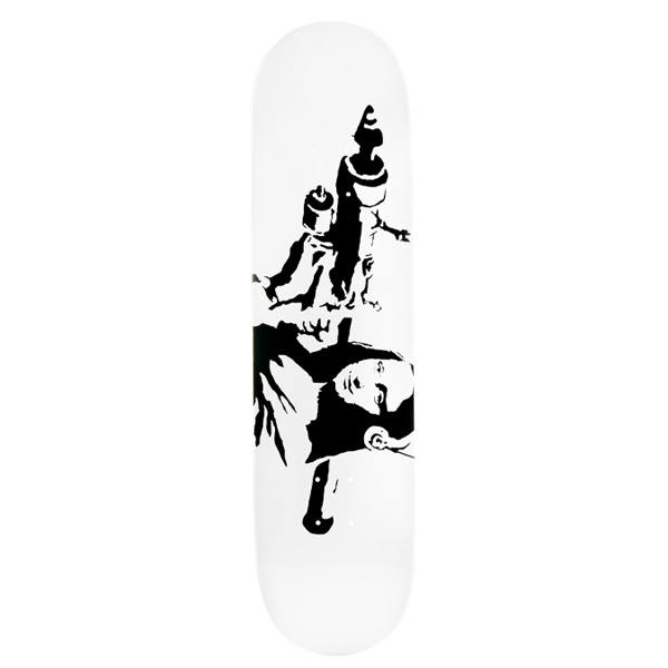 Mona Lisa Bazooka Brandalism skate deck, ca. 2017 2