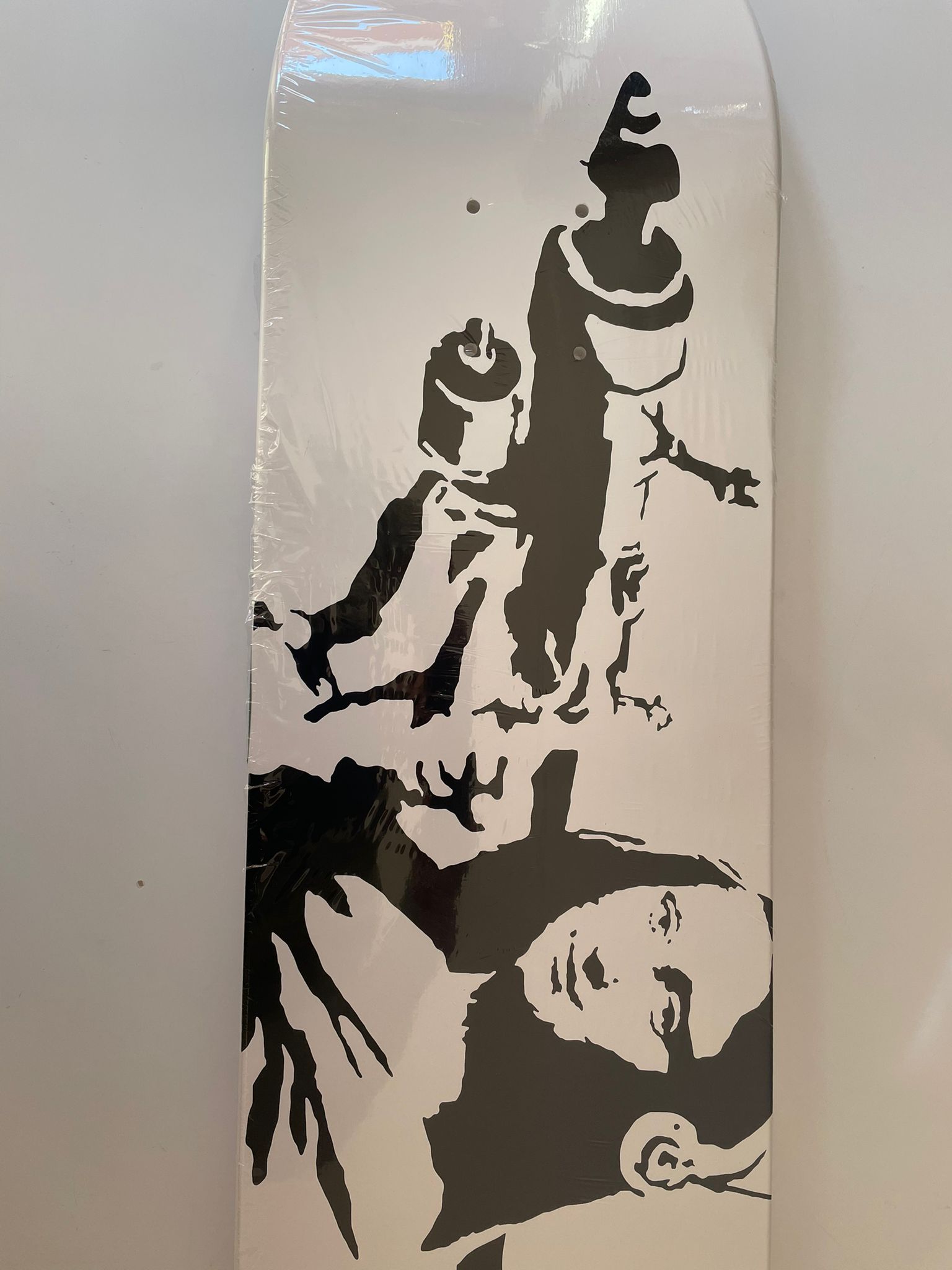Mona Lisa Bazooka Brandalism skate deck, ca. 2017 4