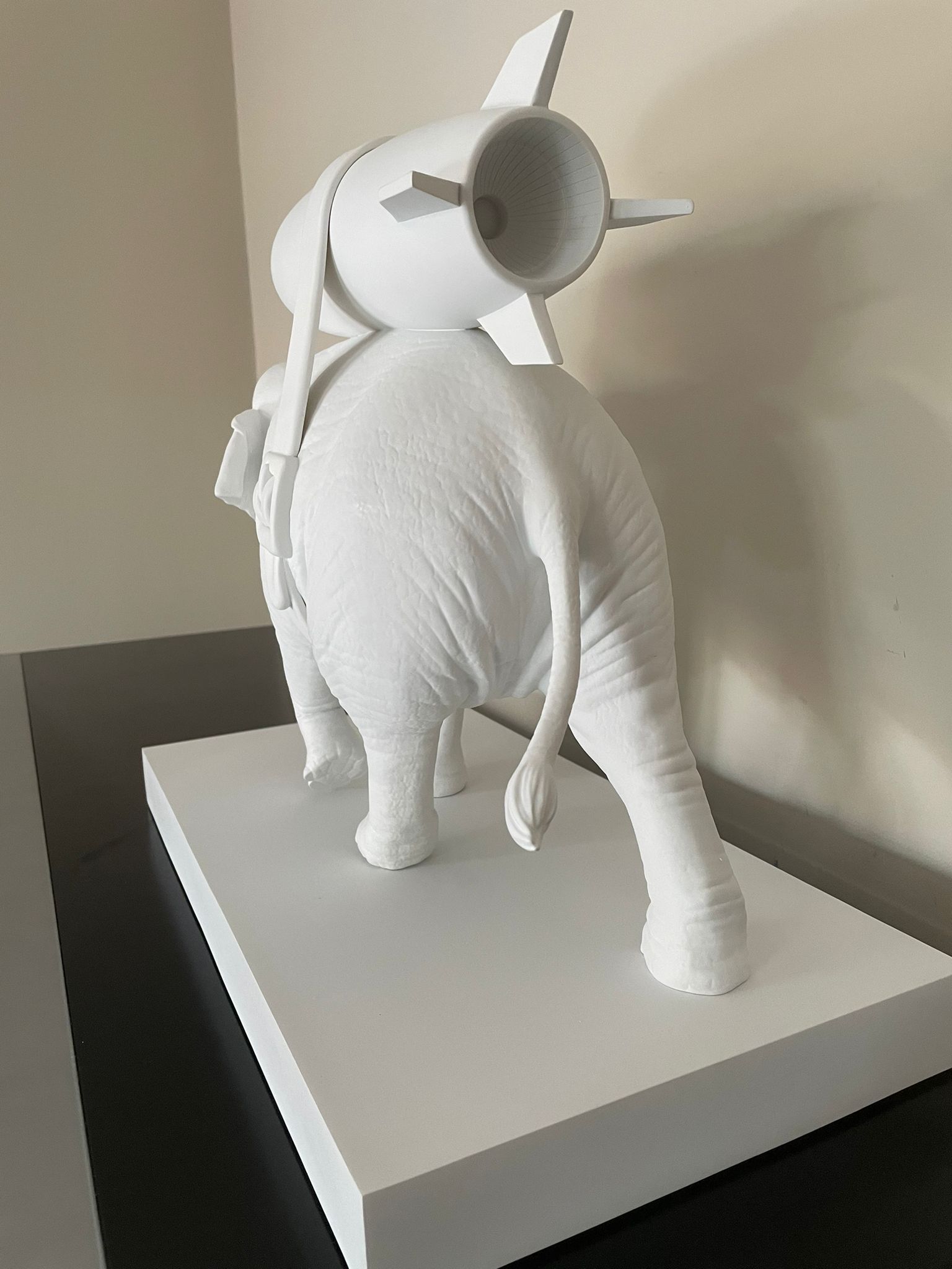 Banksy Elephant with Bomb Figure White, 2020 [Toys & Collectibles