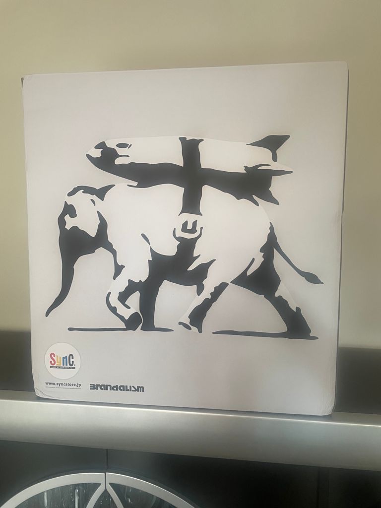 Banksy Elephant with Bomb Figure White, 2020 [Toys & Collectibles