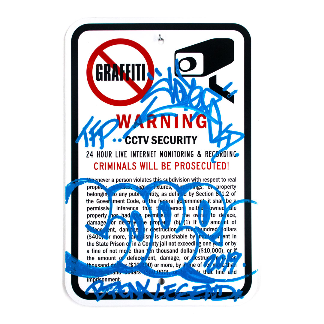 Warning-CCTV Security