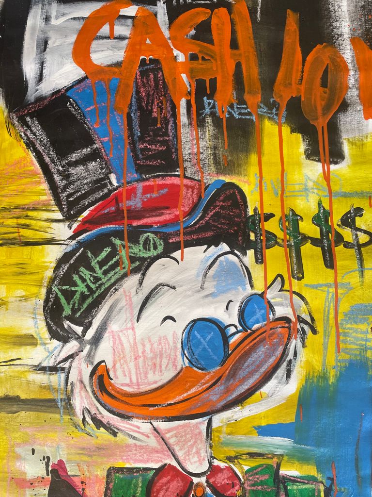 Cash Lover [Original] - 399€ : Original and collectible urban art