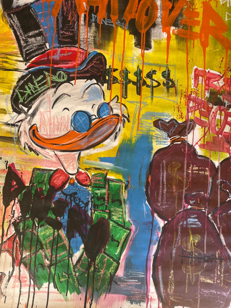 Cash Lover [Original] - 399€ : Original and collectible urban art