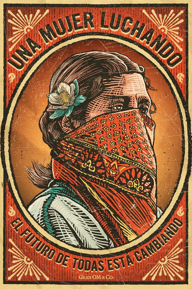 Una Mujer Luchando