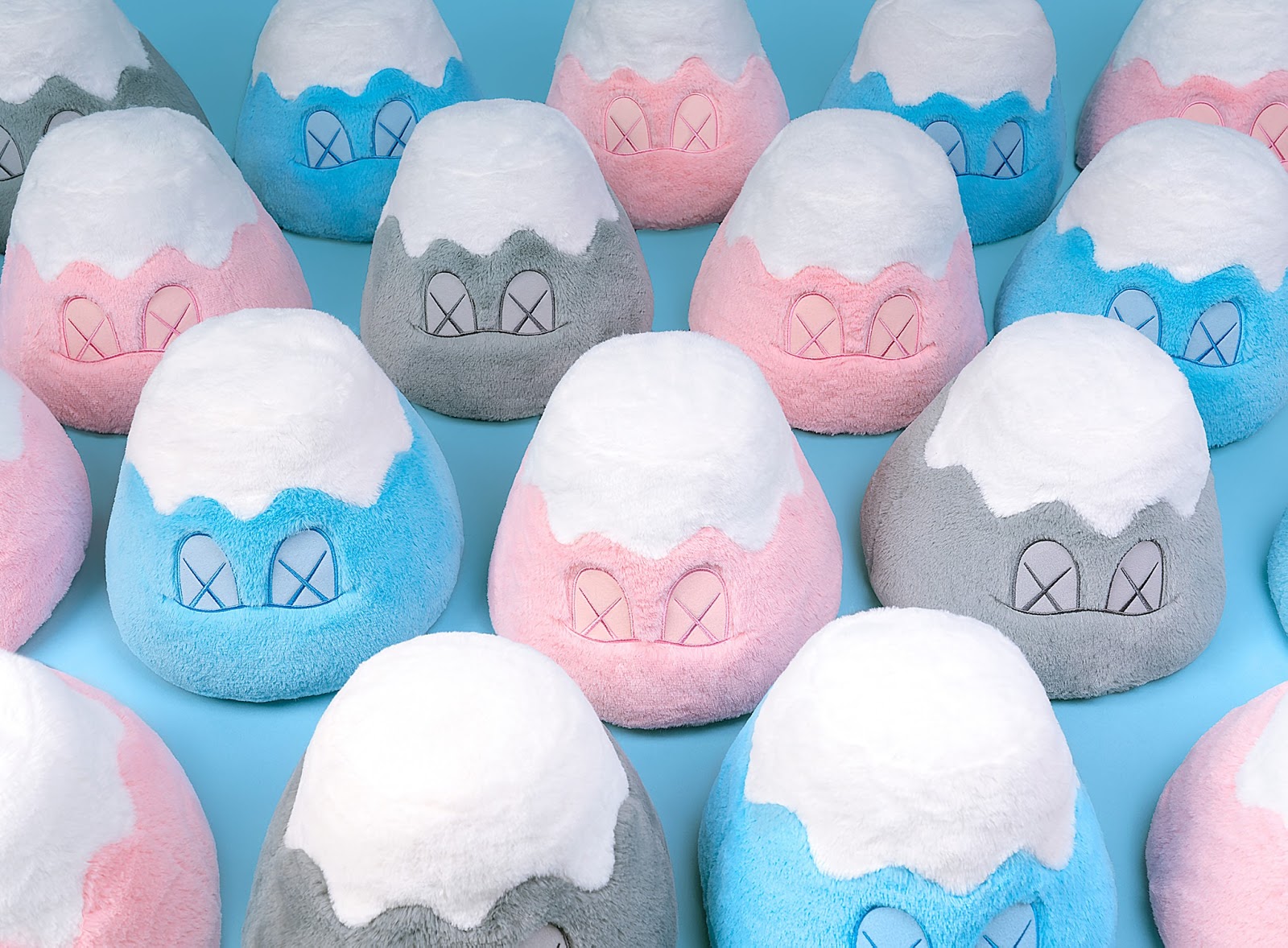 KAWS HOLIDAY JAPAN Mount Fuji Plush Pink 4
