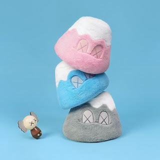 KAWS HOLIDAY JAPAN Mount Fuji Plush Pink 6