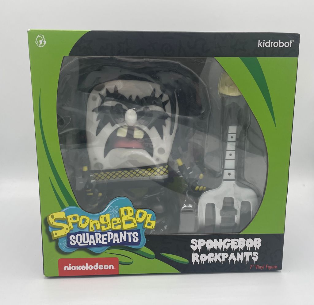 SpongeBob RockPants Art Toy Figure by Kidrobot - Black 8