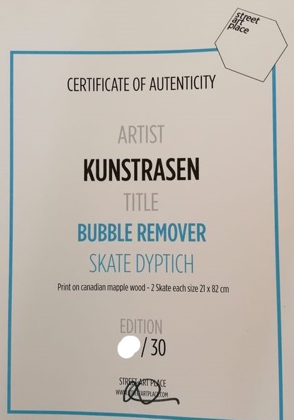Bubble Removers - Skate Diptych limited 9