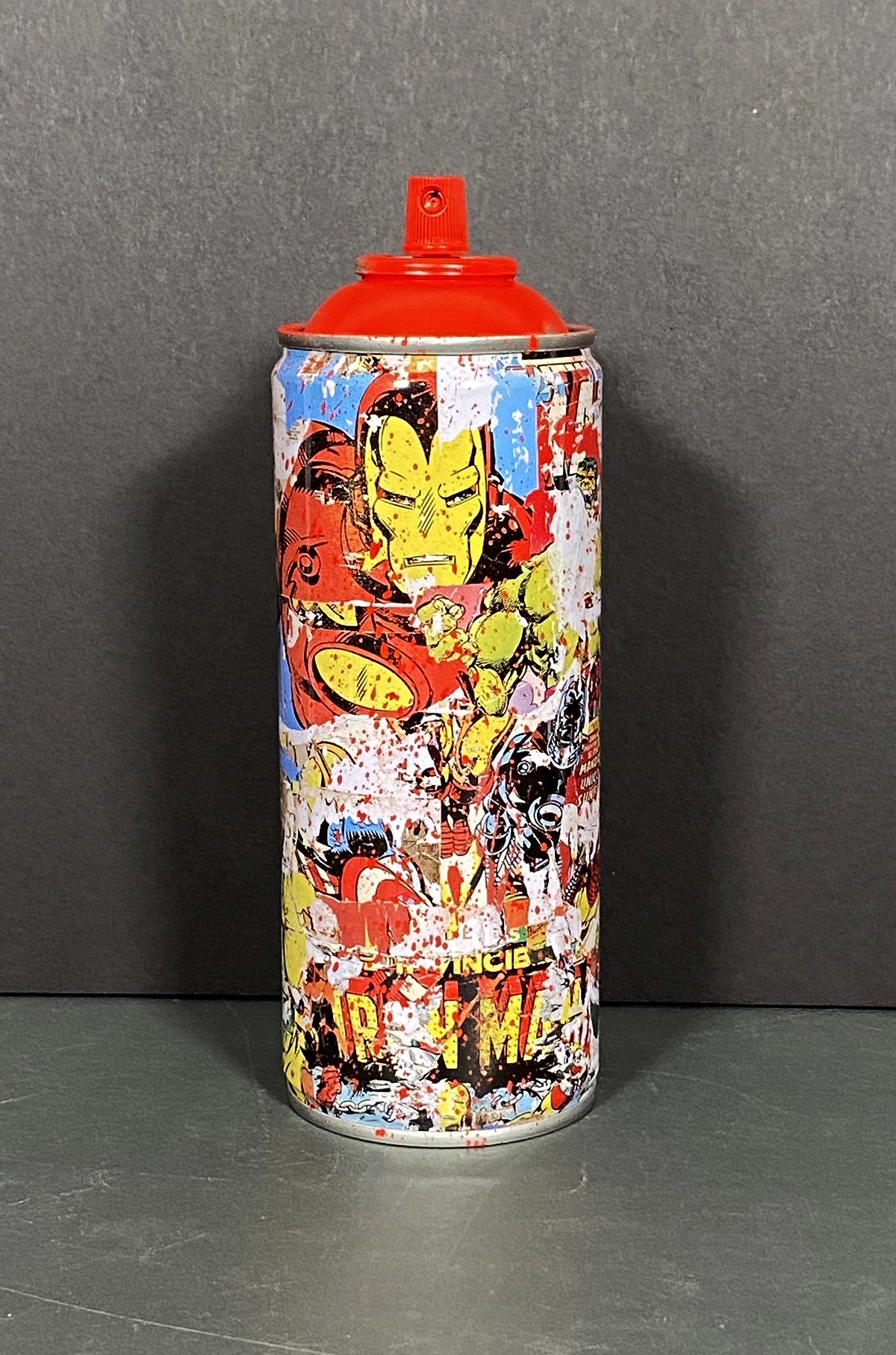 Iron Man - Metal Spray Can (Red) 2