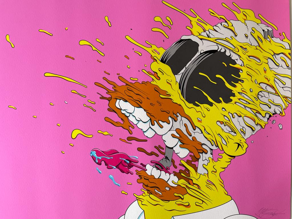 Deconstructed Homer Print (2020 Pink Cocaine Edition)
