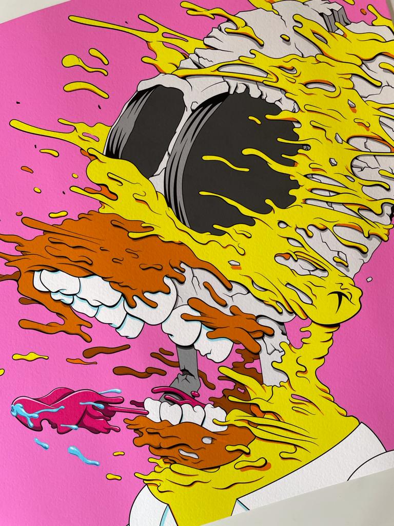 Deconstructed Homer Print (2020 Pink Cocaine Edition) 4