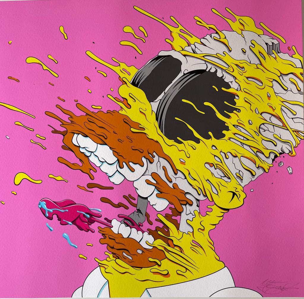 Deconstructed Homer Print (2020 Pink Cocaine Edition) 6