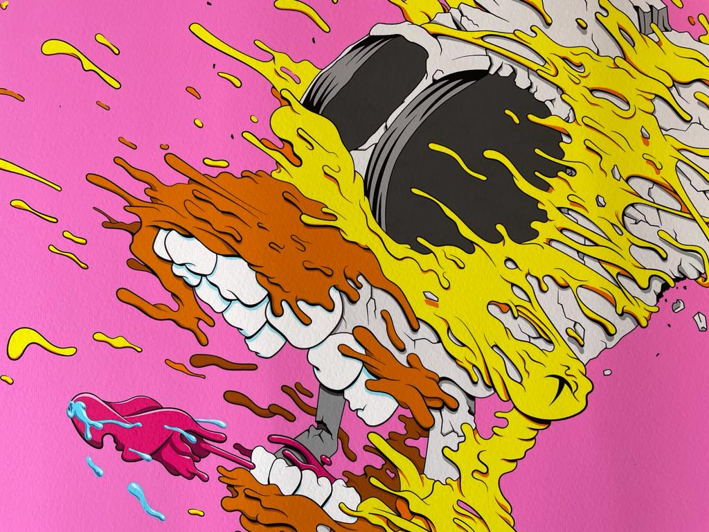 Deconstructed Homer Print (2020 Pink Cocaine Edition) 7