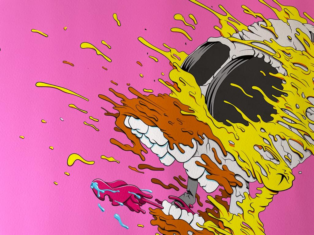 Deconstructed Homer Print (2020 Pink Cocaine Edition) 9