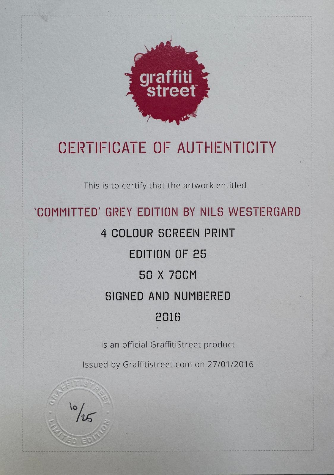 Nils Westergard &ndash; Committed Print (Grey edition) 7