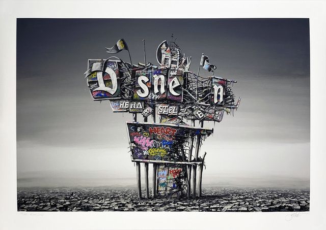 Ruined Sign # Artist Proof