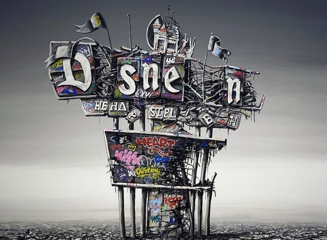 Ruined Sign # Artist Proof 3