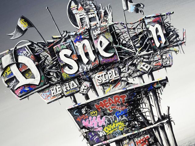 Ruined Sign # Artist Proof 8