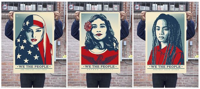 We The People - Set of 3 - Large Format