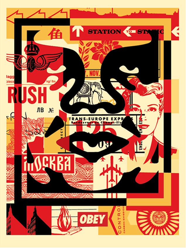 Obey 3 Face Collage 7