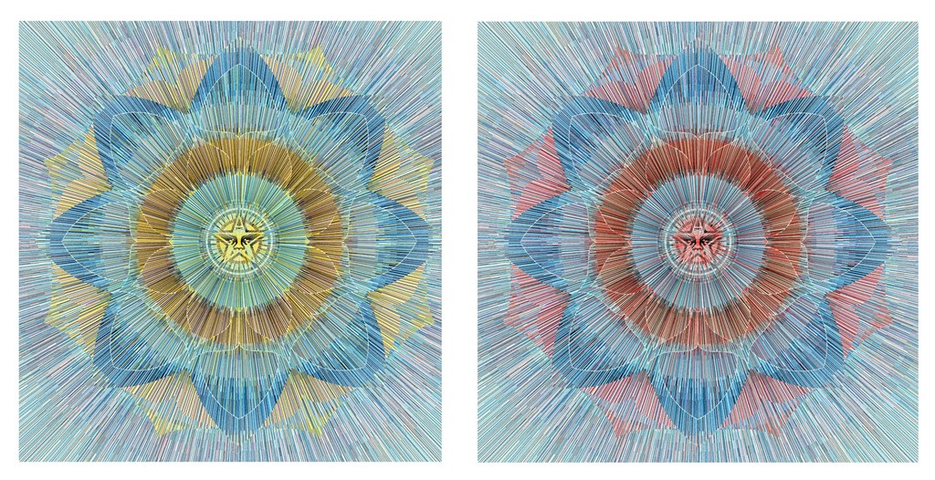 Shepard Fairey & Kai and Sunny - SET Kai and Sunny red/yellow