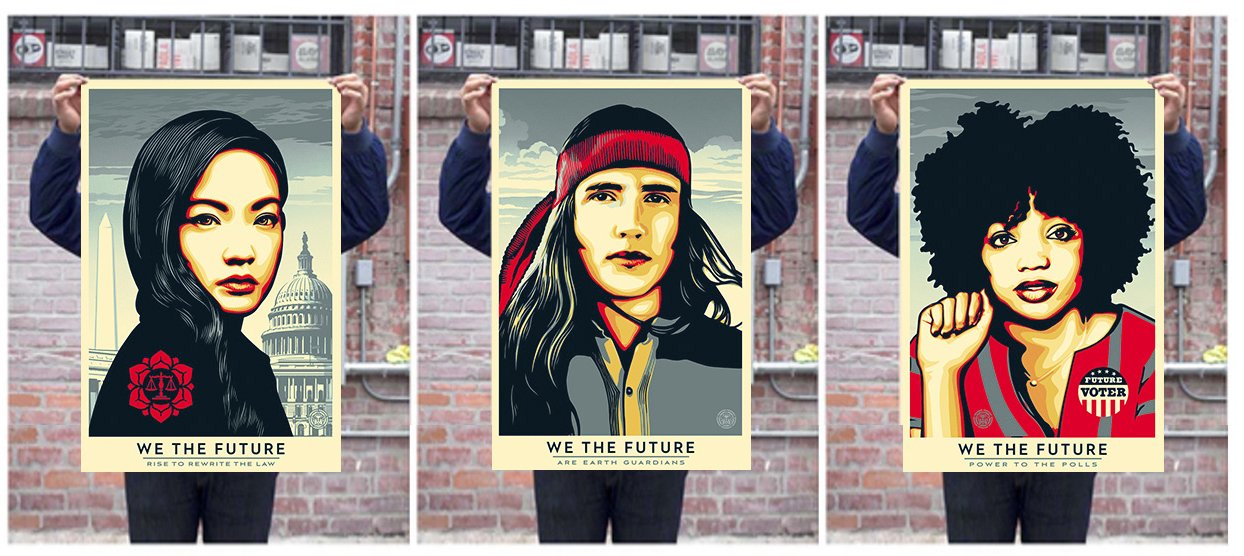 We The Future - Set of 3 - Large Format