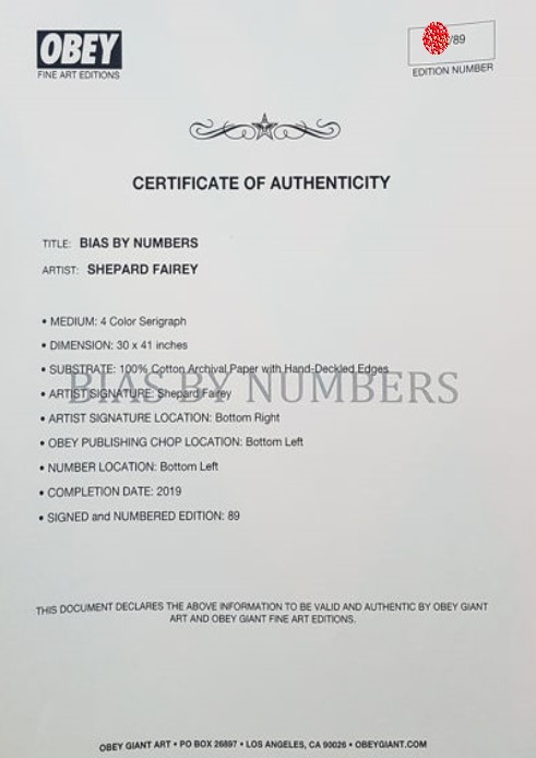 Bias By Numbers (Large Format) 5