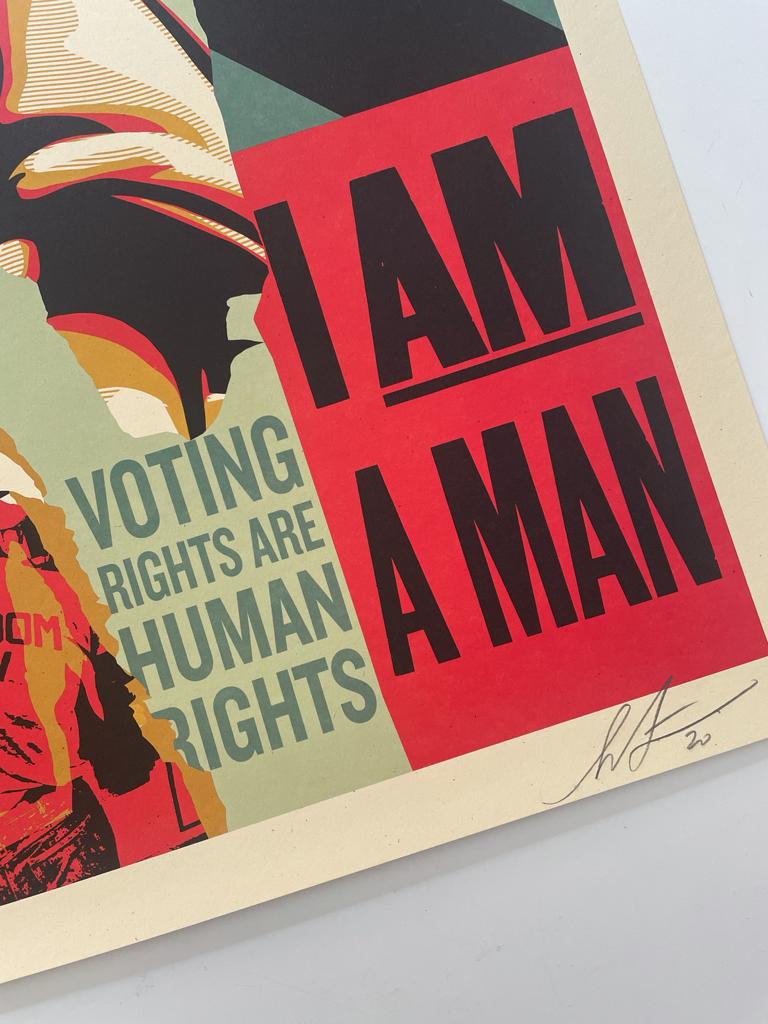 Voting Rights Are Human Rights - Signed Offset 2