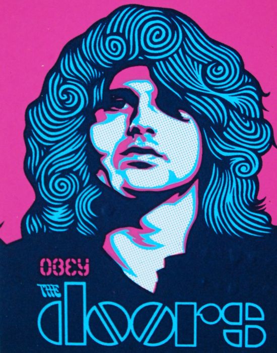 Shepard Fairey (OBEY) - Jim Morrison (The Doors) 14