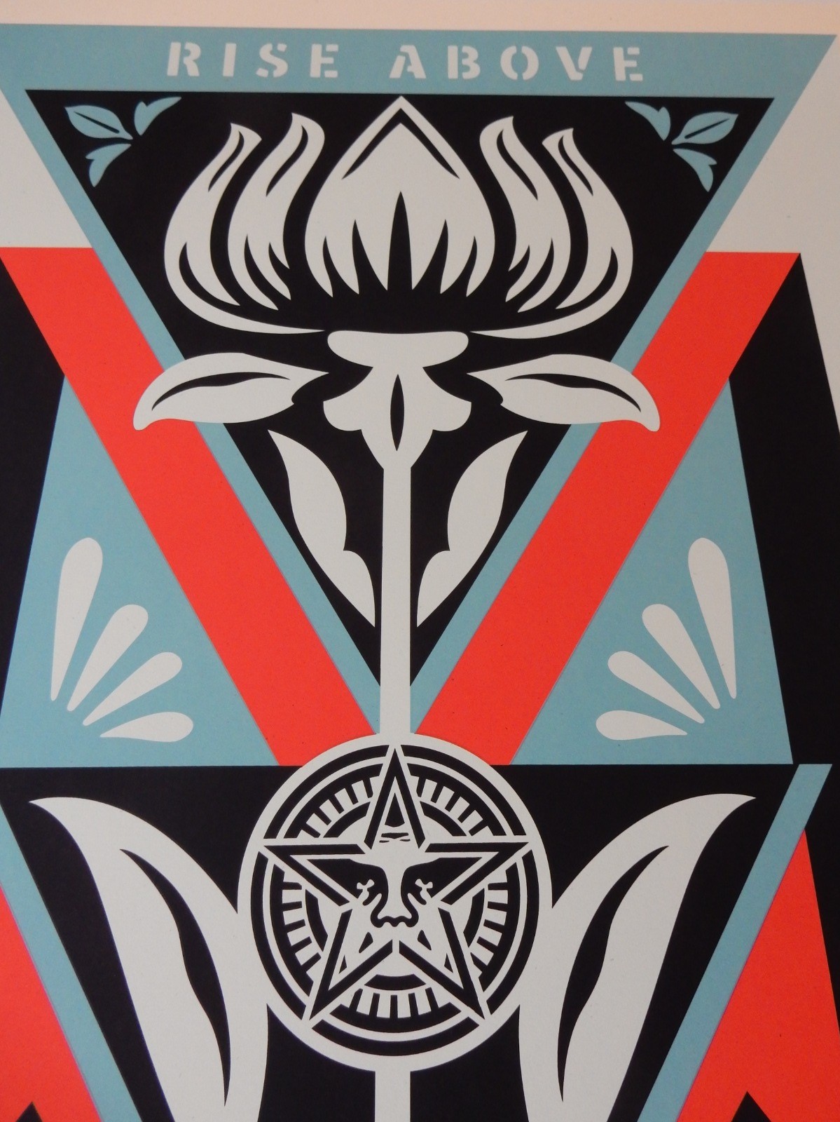 OBEY DECO FLOWER (BLACK) 5