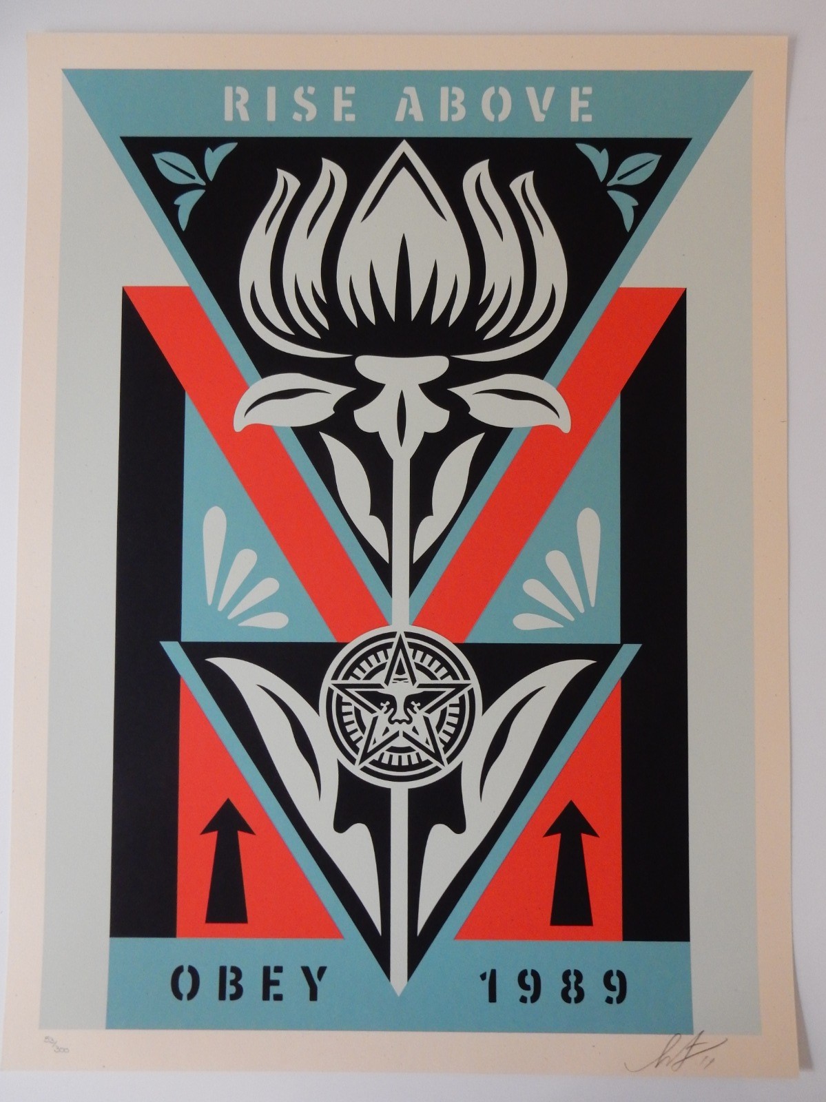 OBEY DECO FLOWER (BLACK) 6