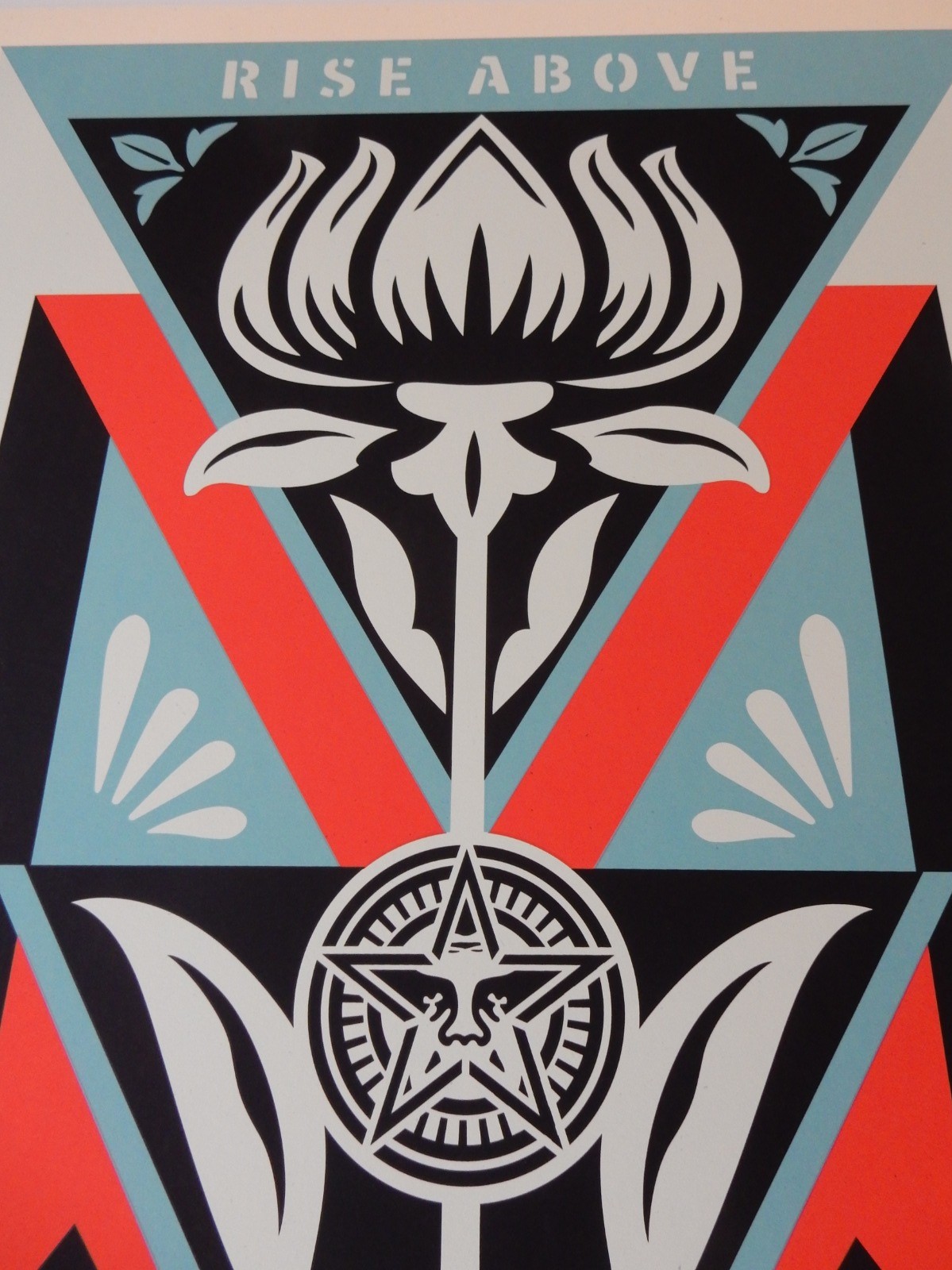 OBEY DECO FLOWER (BLACK) 7