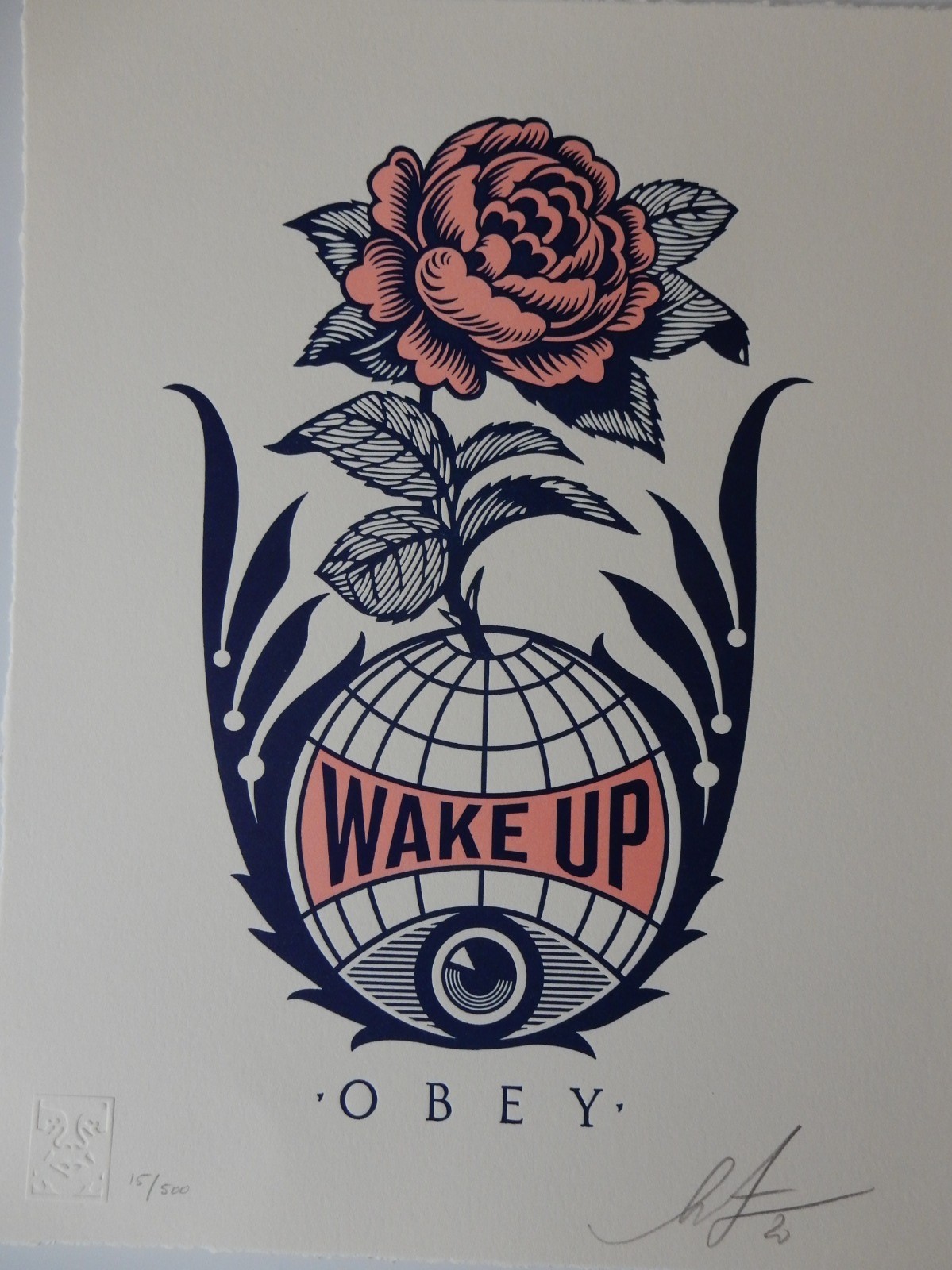 WAKE UP EARTH LETTERPRESS 2