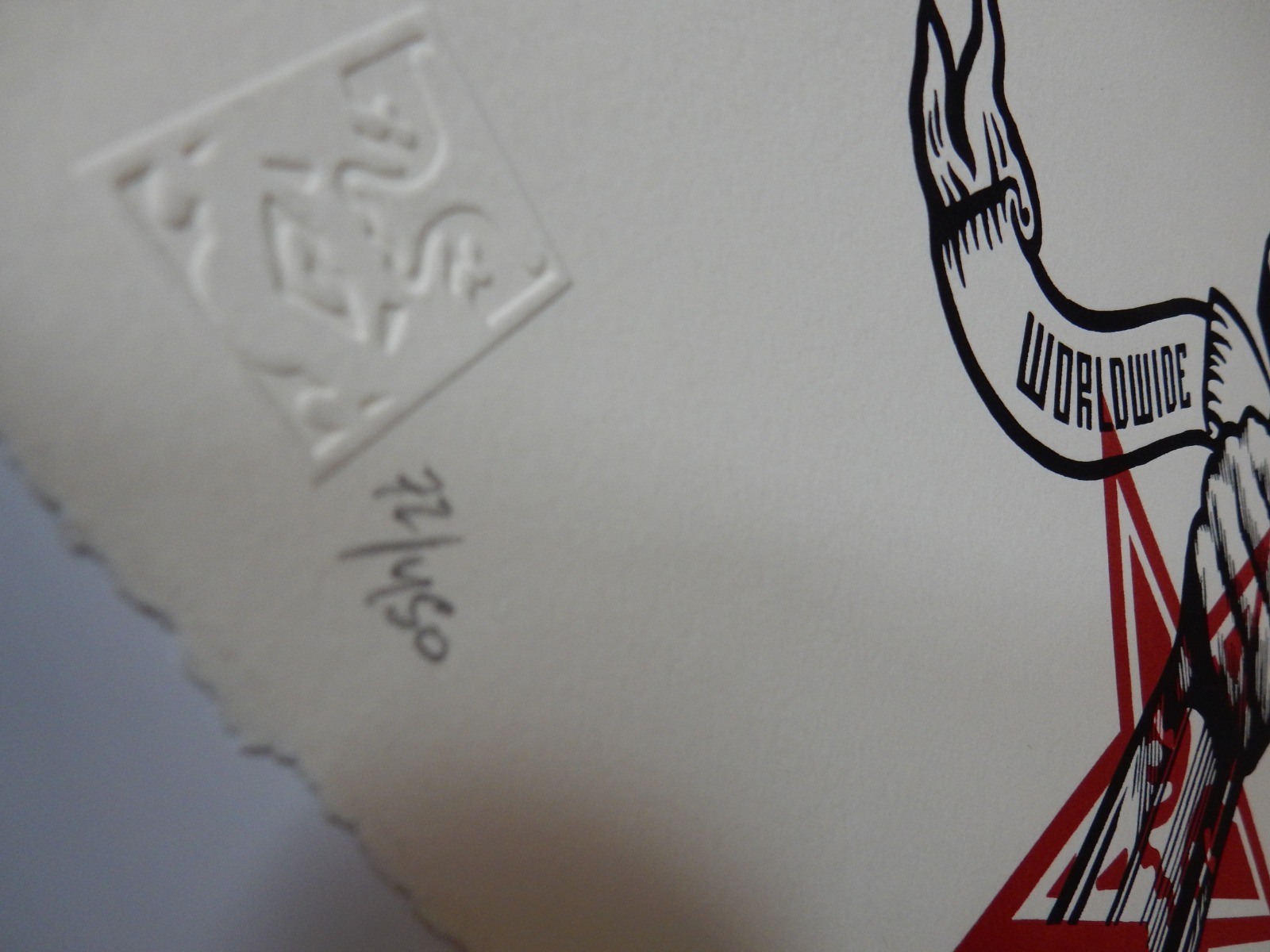 HAMMER AND FIST LETTERPRESS 3