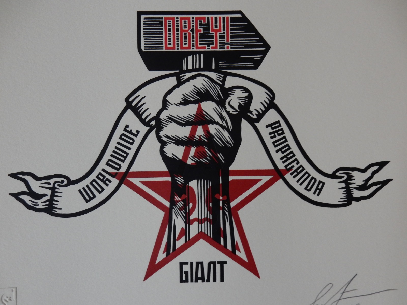 HAMMER AND FIST LETTERPRESS 4