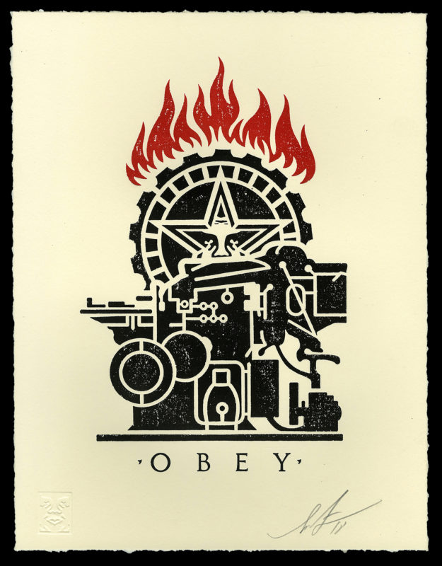 OBEY PRINTING PRESS # AP