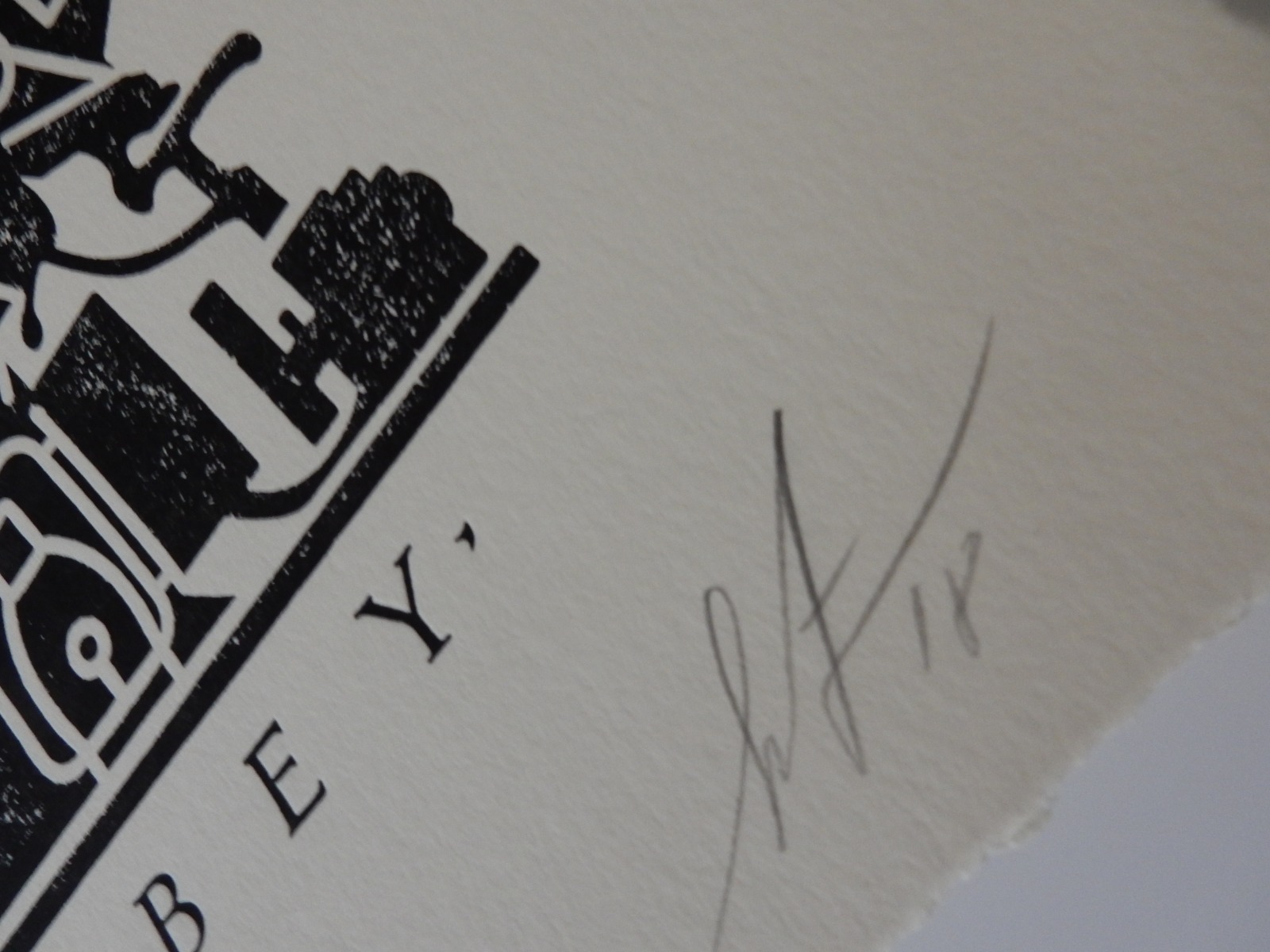 OBEY PRINTING PRESS # AP 3
