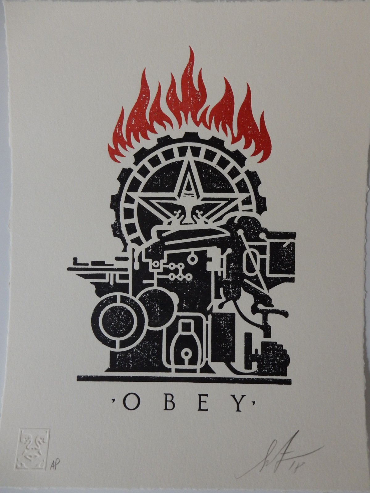 OBEY PRINTING PRESS # AP 6