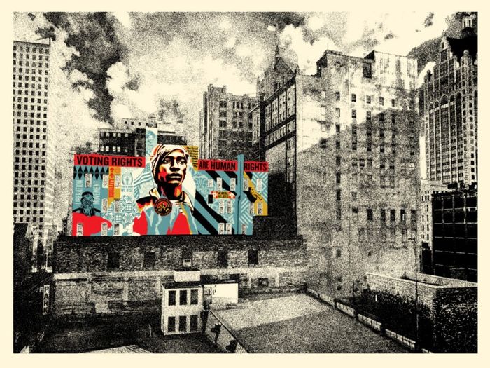 Voting Rights are Human Rights MKE Mural