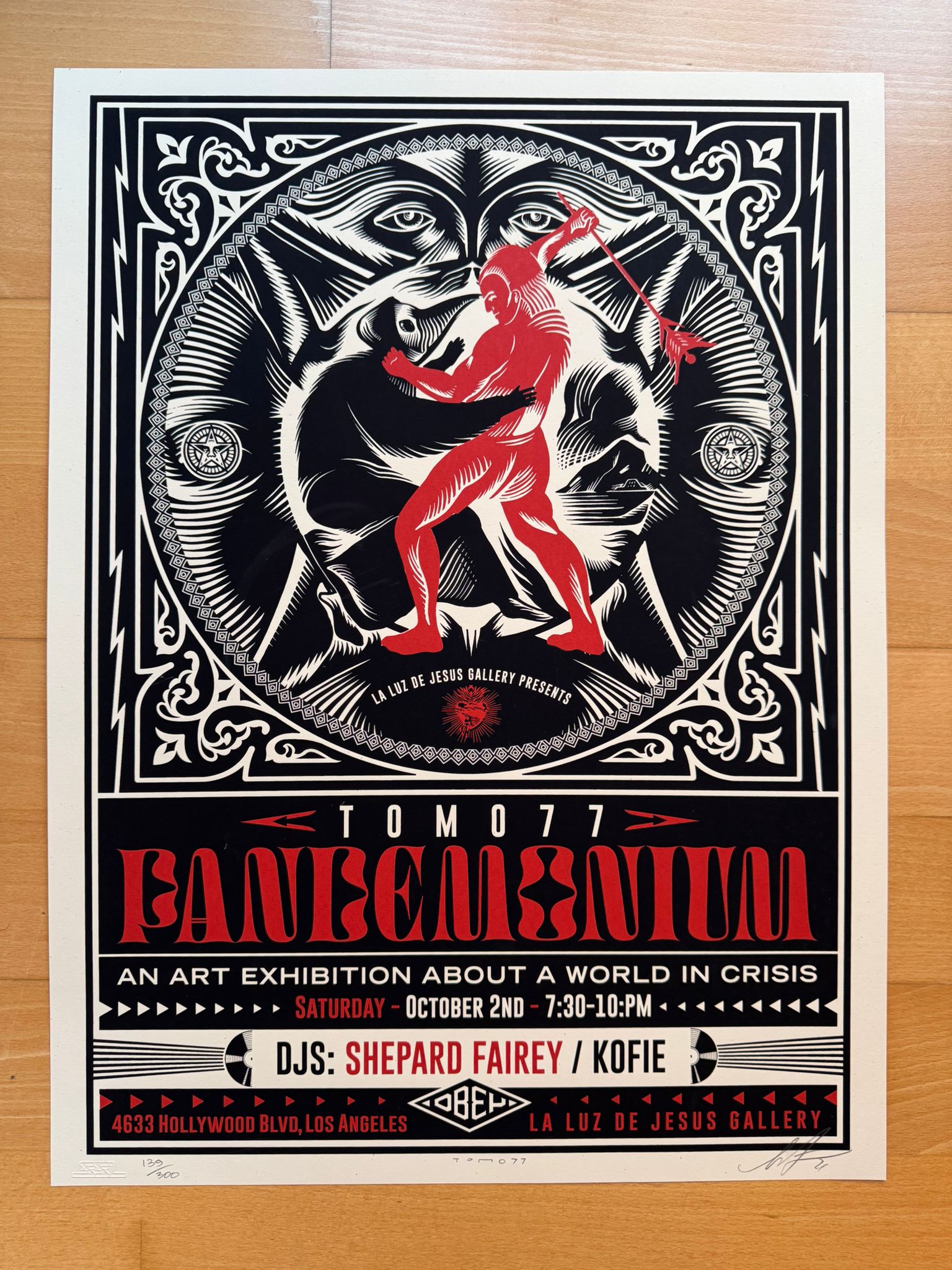 Pandemonium - Shepard Fairey collab with TOMO77 2