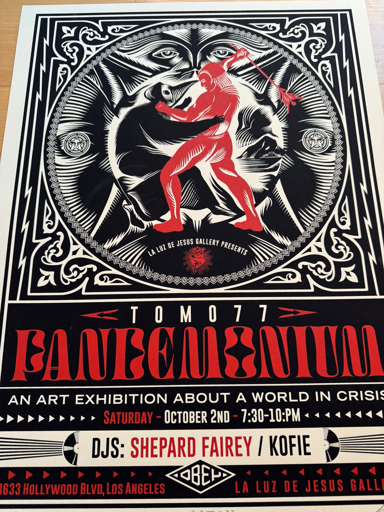 Pandemonium - Shepard Fairey collab with TOMO77 5