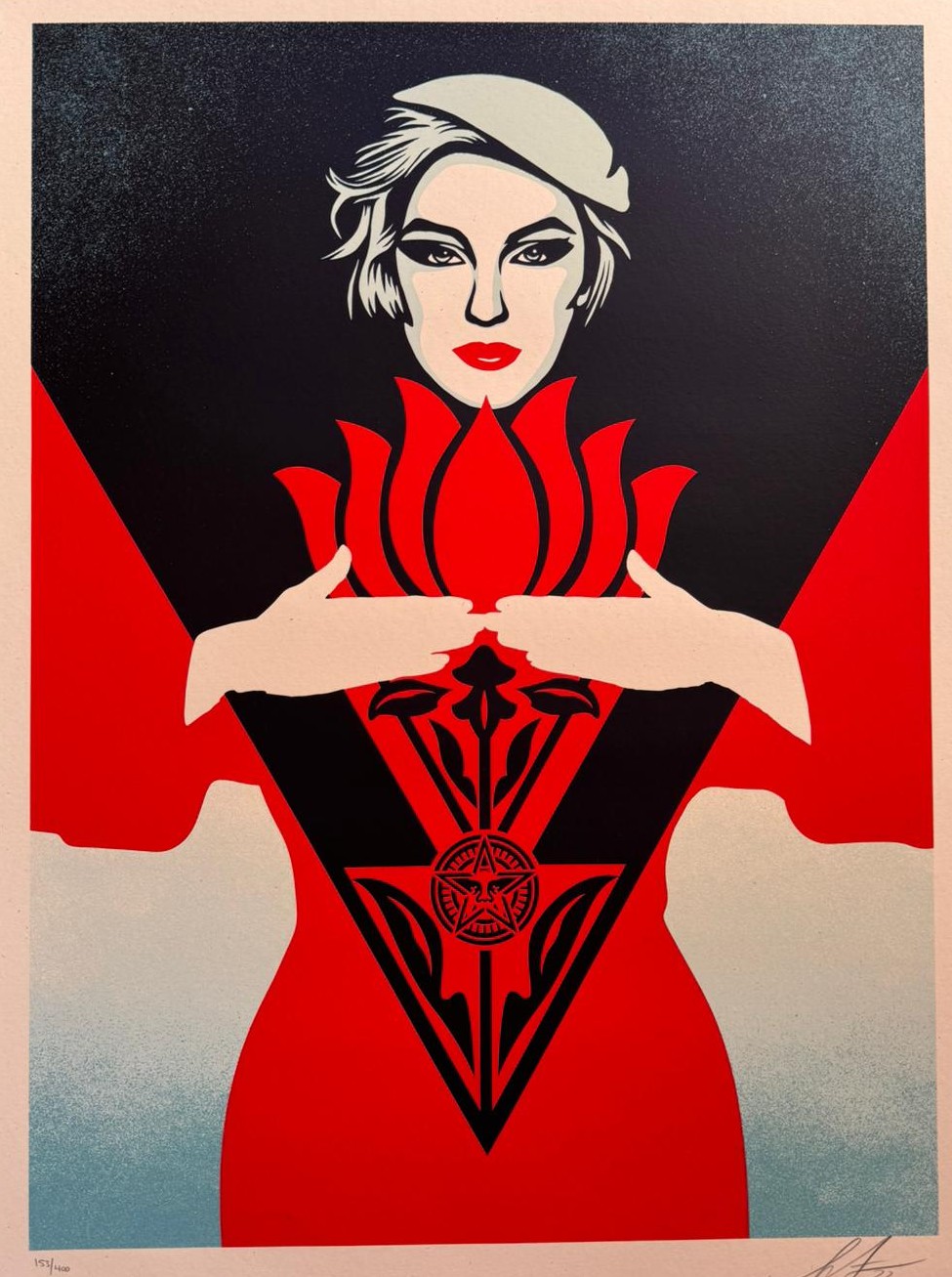 OBEY Noir Flower Woman (Red)