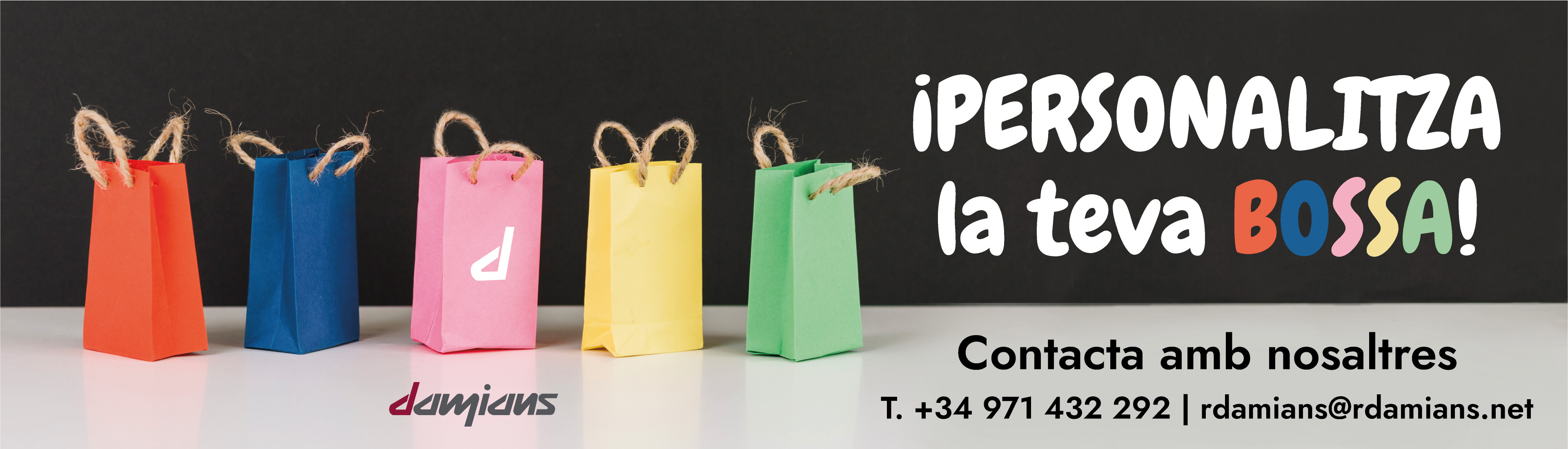 Personalitza la teva bossa